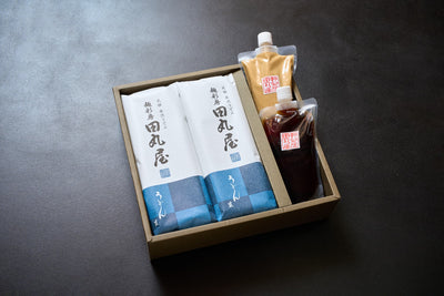 【冷蔵品】生うどん4人前＆特製つゆ2種セット(醤油・ごま)